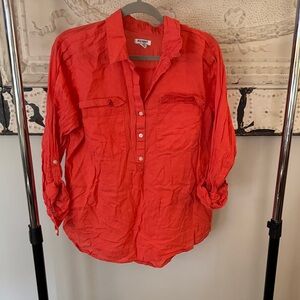Old Navy Vibrant Orange Shirt
